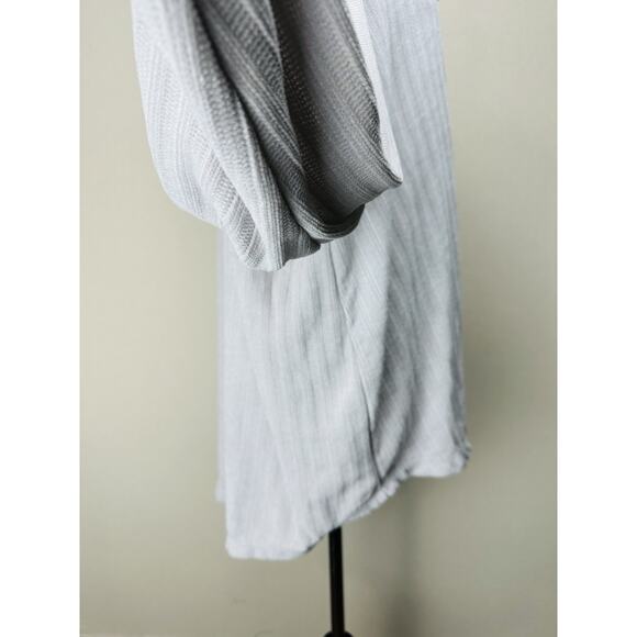 Ruby Rd. Women's Plus Sz. 3X Gray Sweater Cowl Neck Classic Lagenlook - Picture 5 of 13